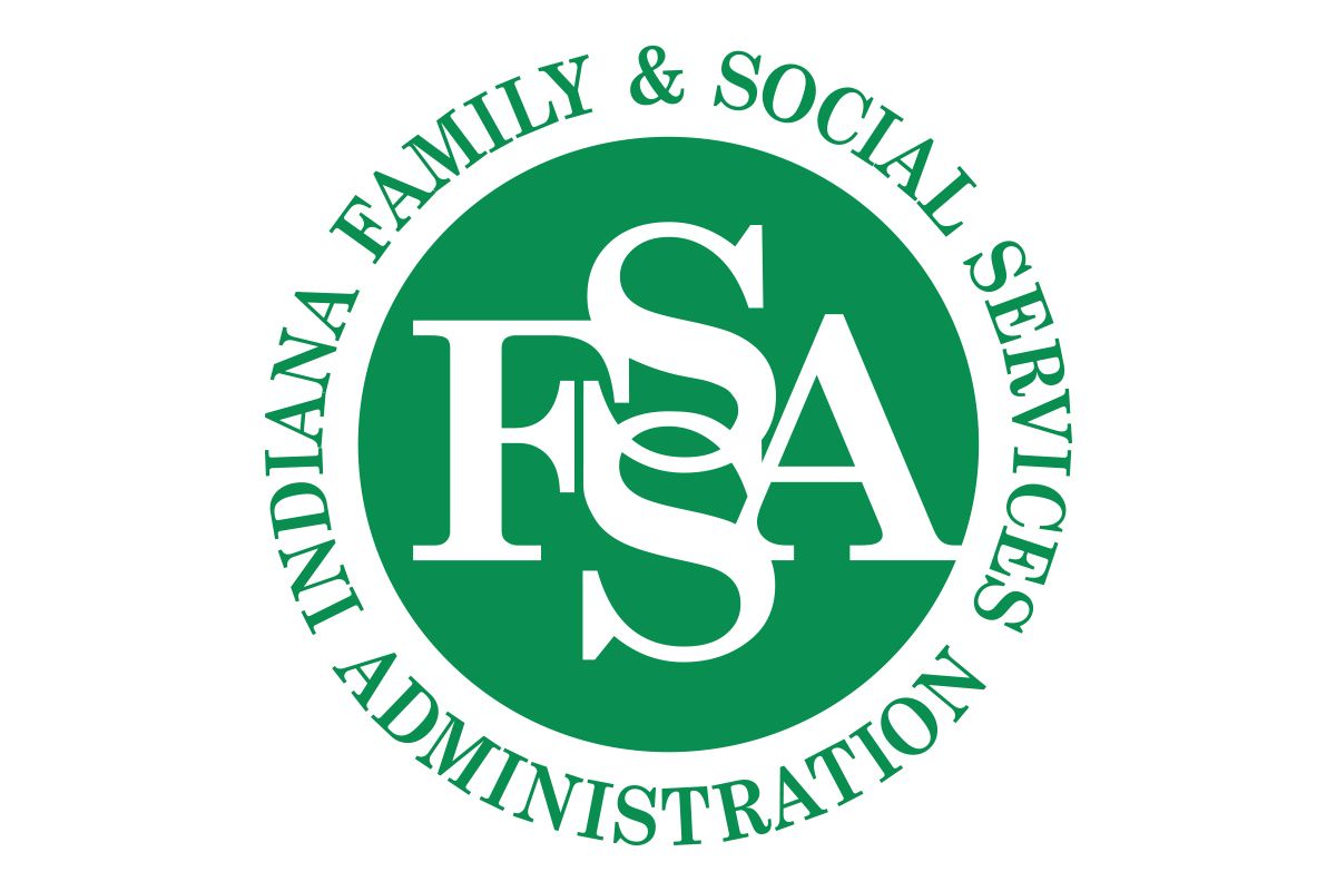 Family and Social Service Administration logo banner