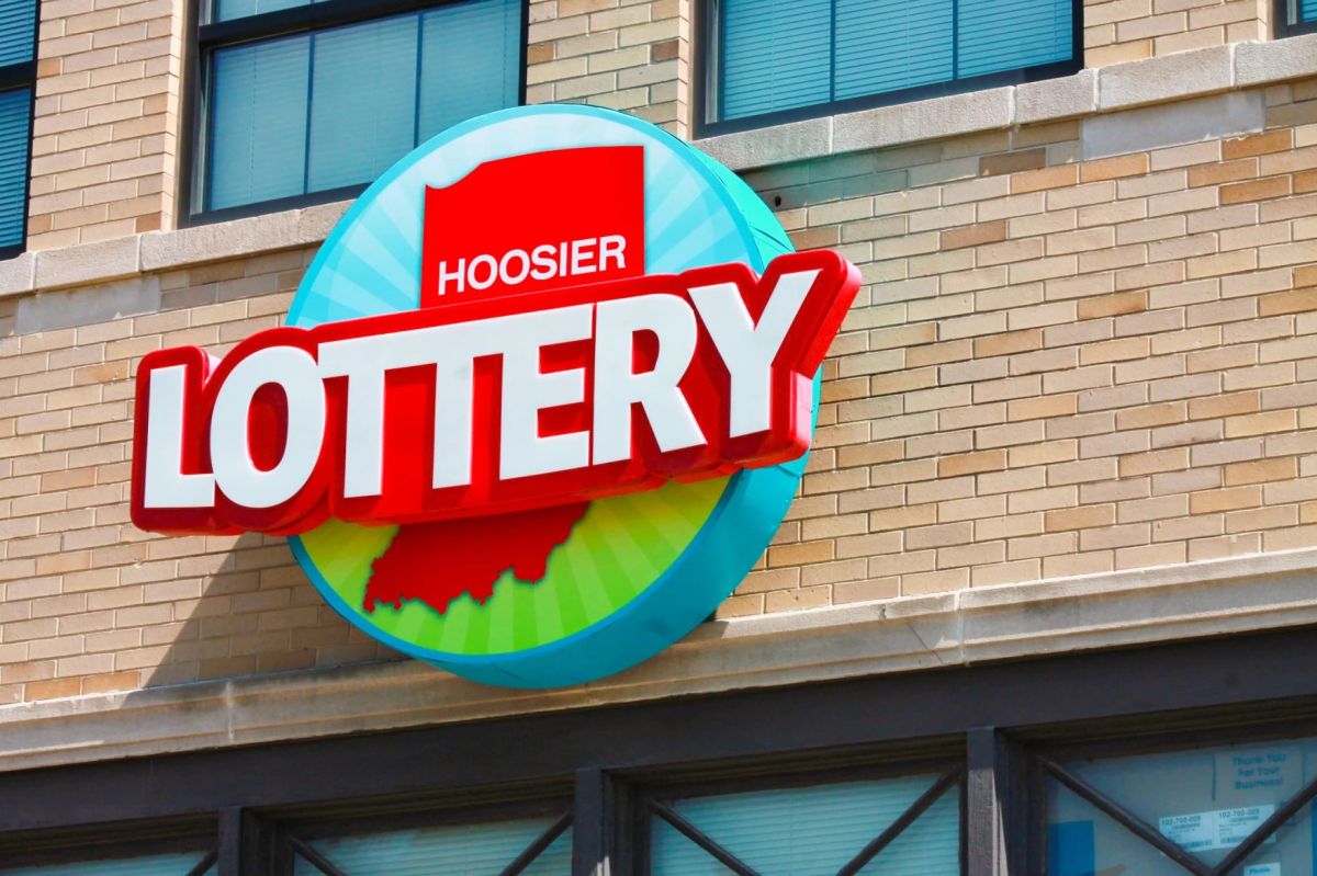 Hoosier Lottery sign
