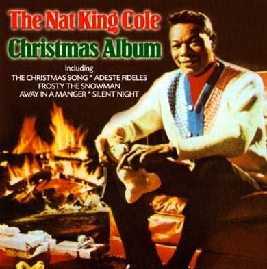 Nat King Cole Christmas Album Cover