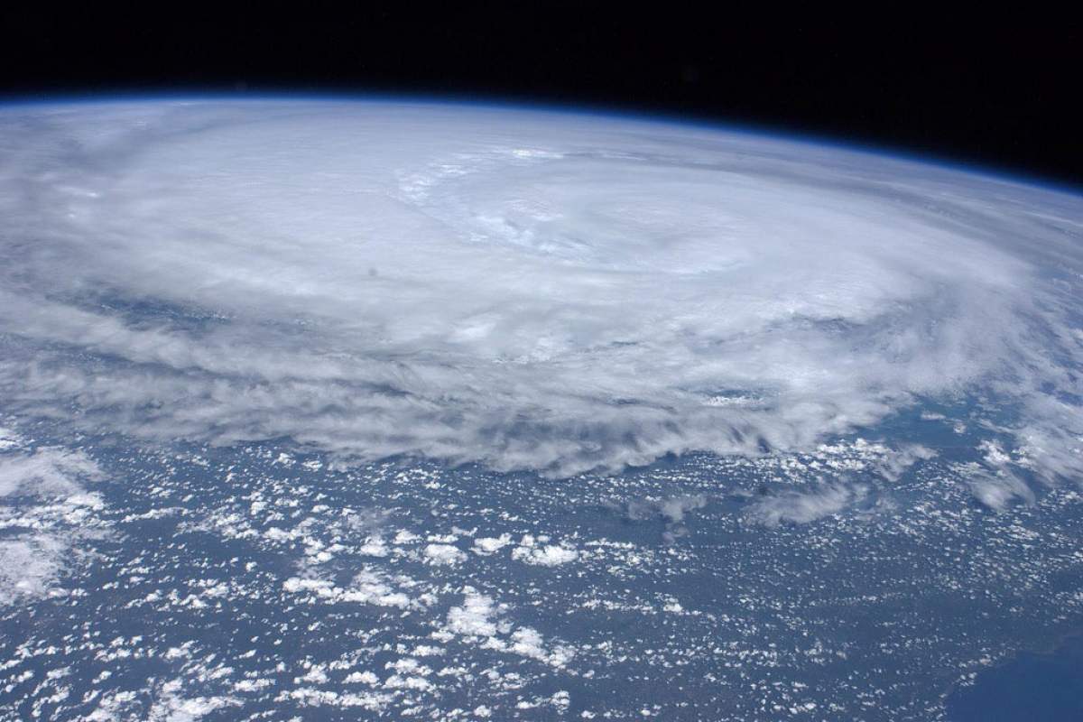 hurricane irene from space