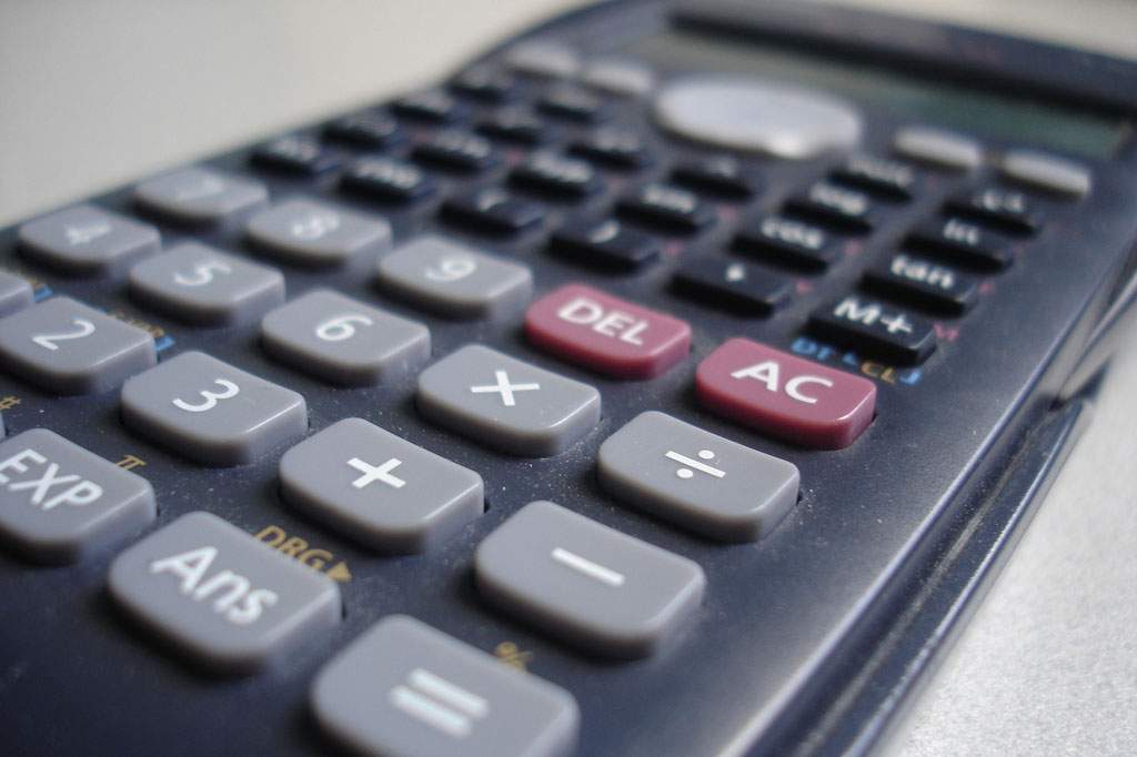 Scientific calculator photo