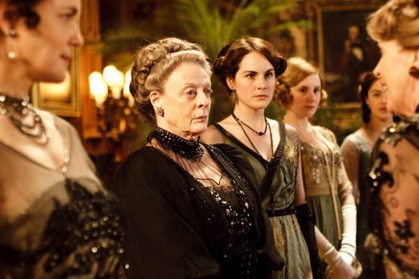 Maggie Smith in Downton Abbey.