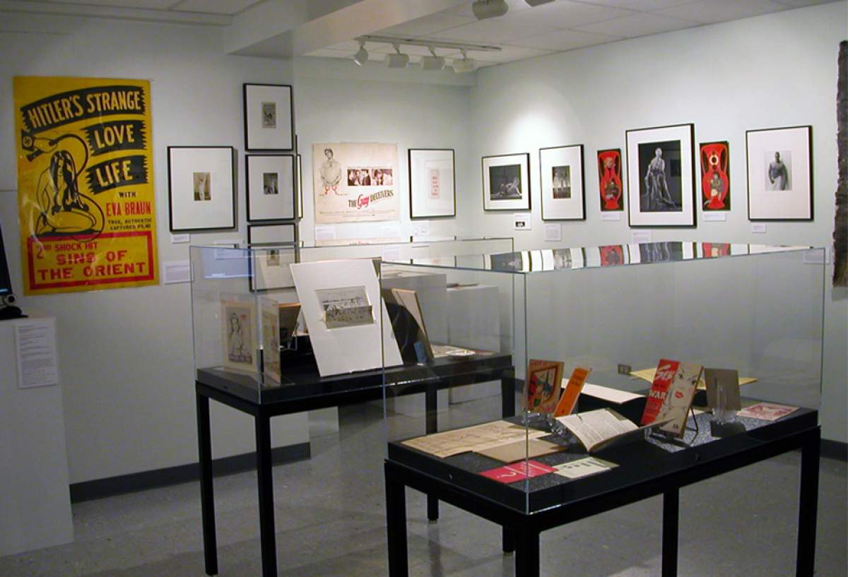 A section of the Kinsey Institute gallery