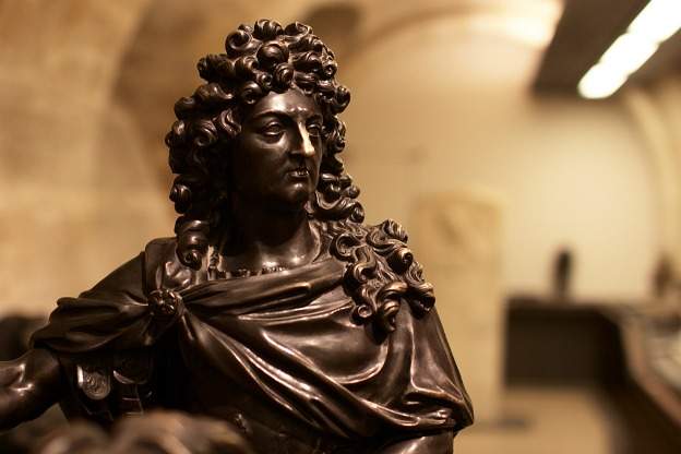 The Sun King, Louis XIV (Louvre Museum, Paris).