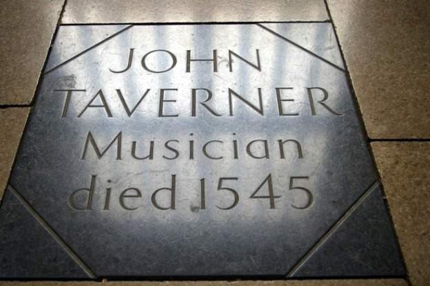 The grave of John Taverner.