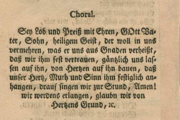 BWV 29 Choral text