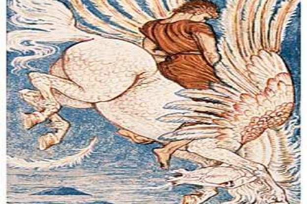 Walter Crane, Pégase. Illustration from the end of the 19th century.