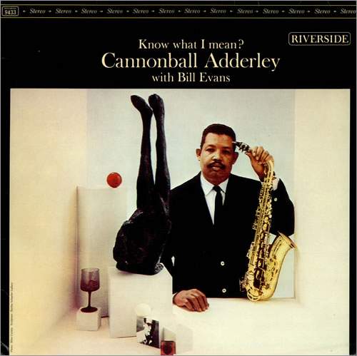 Cover for Cannonball Adderley and Bill Evans' album.