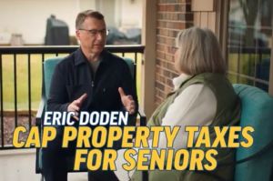  In his latest gubernatorial proposal, Eric Doden proposes capping property taxes for eligible senior Hoosiers.
