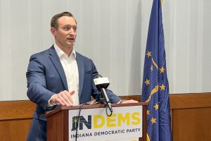 Josh Lowry, who ran for state Senate in 2022, is the Democratic candidate in a suburban Indianapolis state House district being vacated by retiring Rep. Donna Schaibley (R-Carmel)