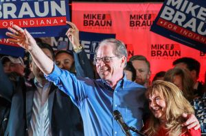 Mike Braun and wife