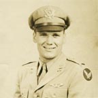 Doc in his Air Force uniform, June 1944.