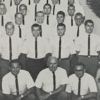 Doc (front row center) and members of the 1964 Olympic team.