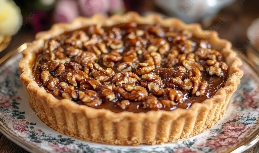 Chocolate Walnut Tart