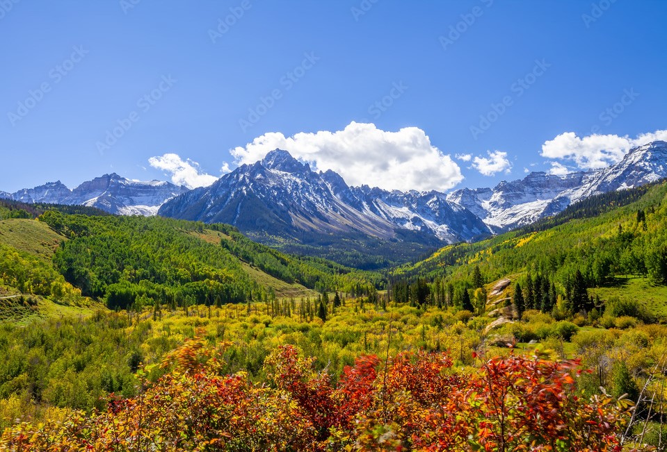 Rocky Mountains in Fall