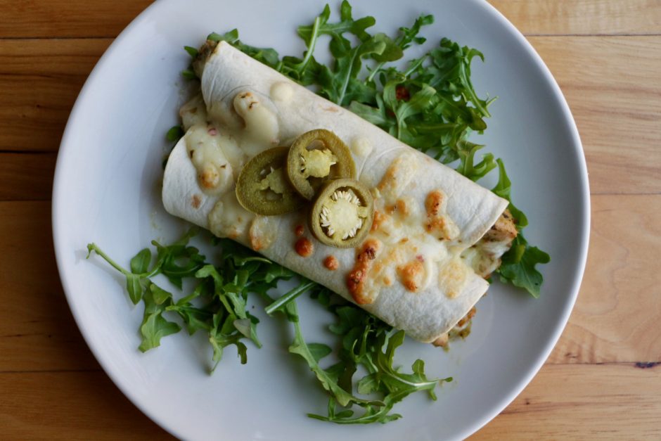 chili verde enchilladas