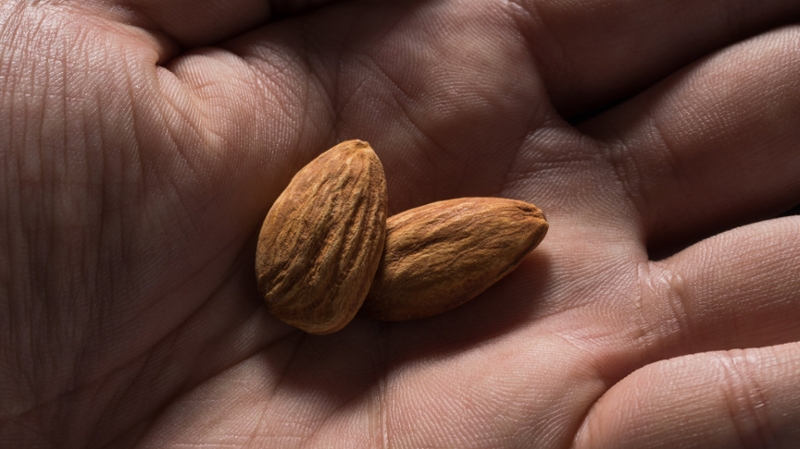 two almonds 