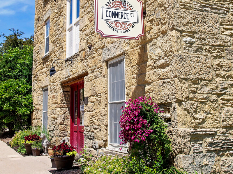 The outside of The Commerce Street Brewery