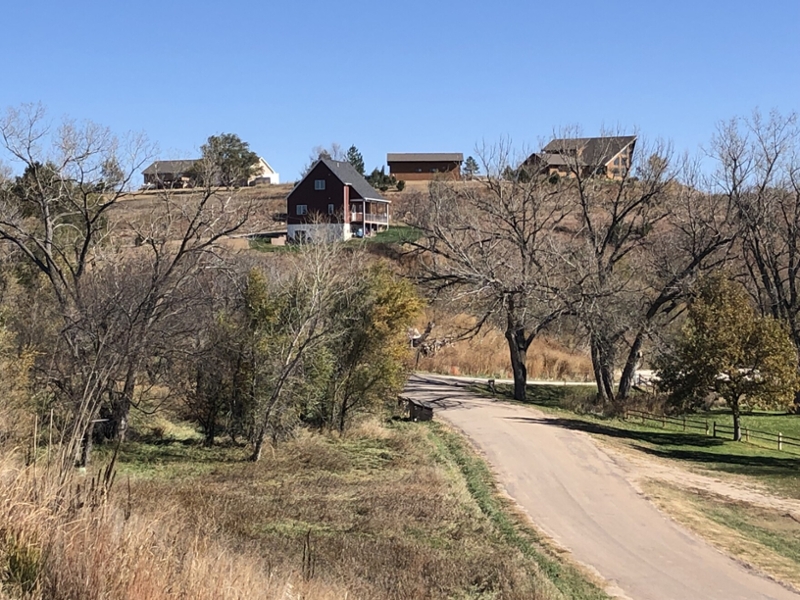 Four houses in Curtis Nebraska