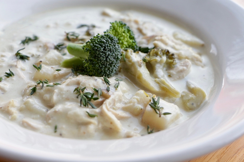 garlic chicken soup