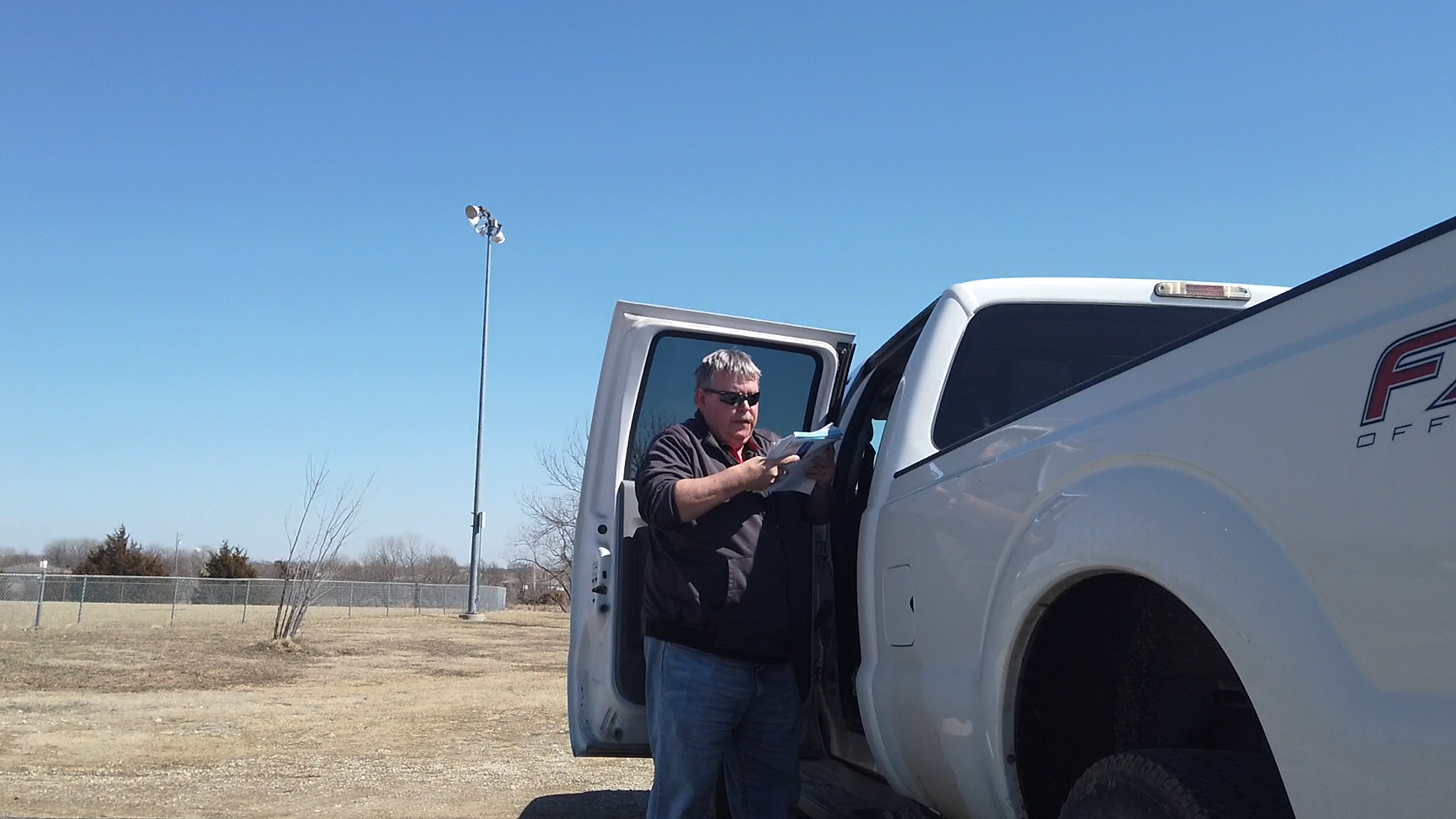 mark junker at his truck