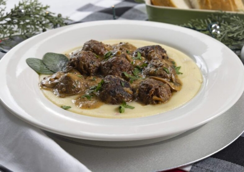 Plant-based Beef Stroganoff