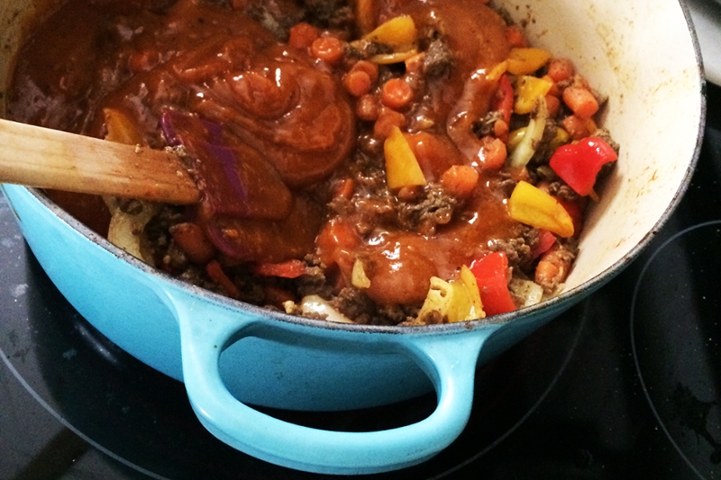 Lamb and veggie stew 