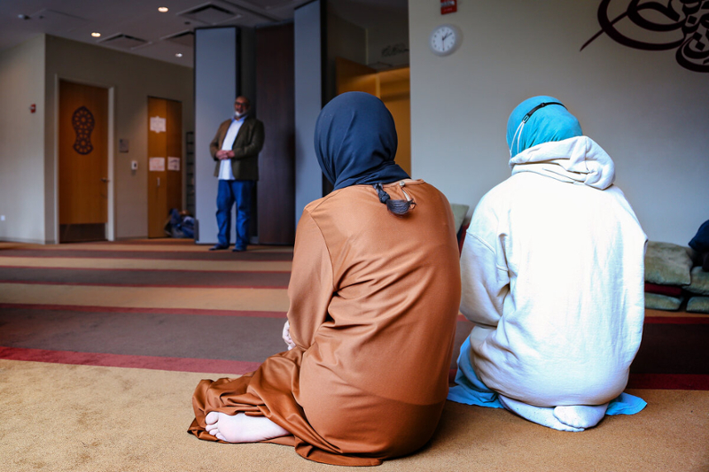 Two muslim students at Loyola