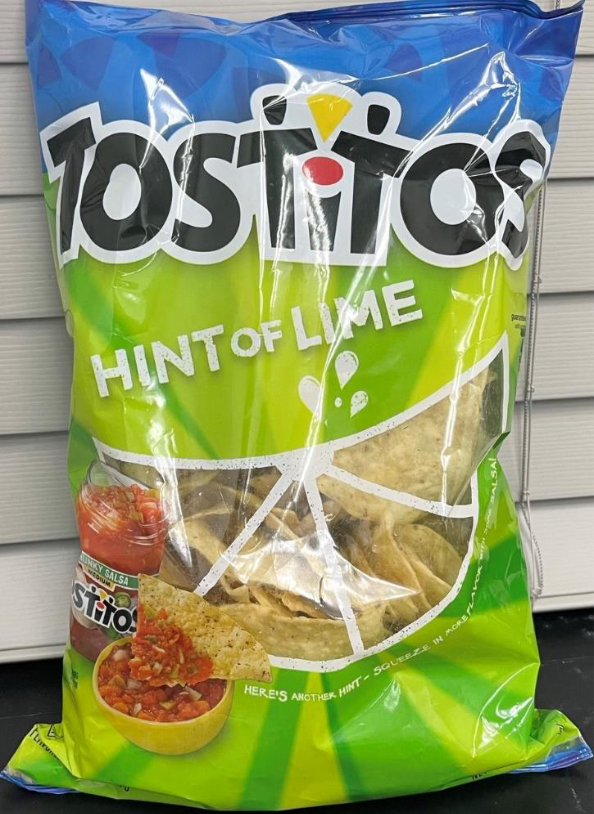 bag of 'Hint of Lime' Tostitos