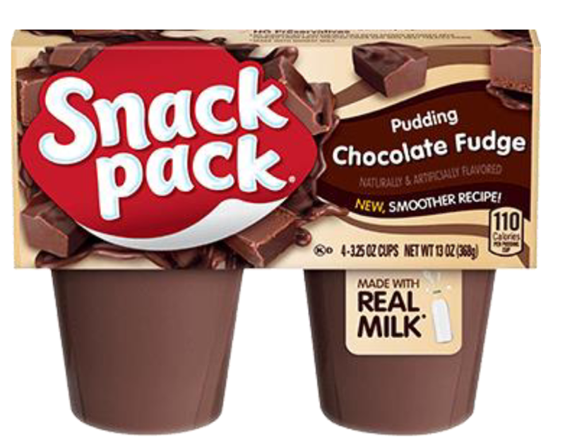 Snack Pack pudding cups 