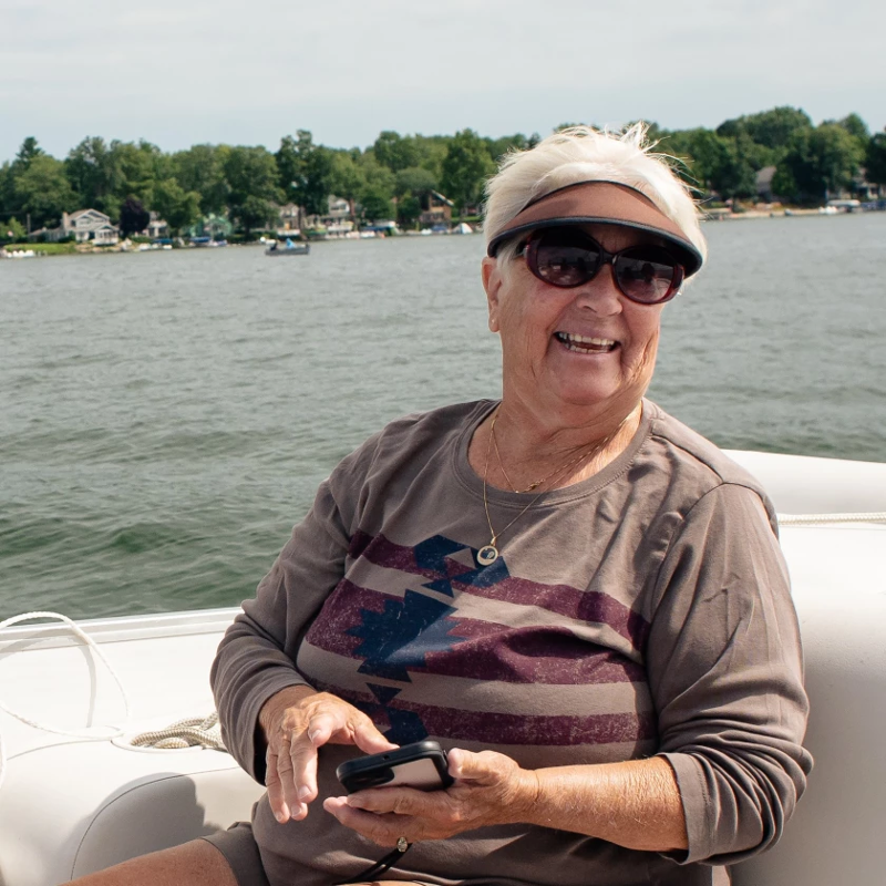Lake Wawasee resident Cindy Peterson