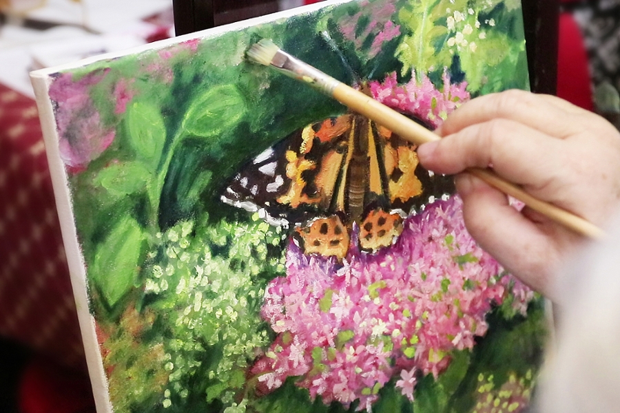 Hopeful Butterfly by Linda Barrett