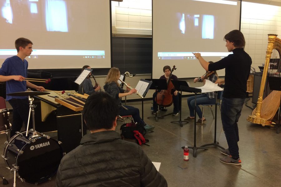 musicians rehearsing for live performance