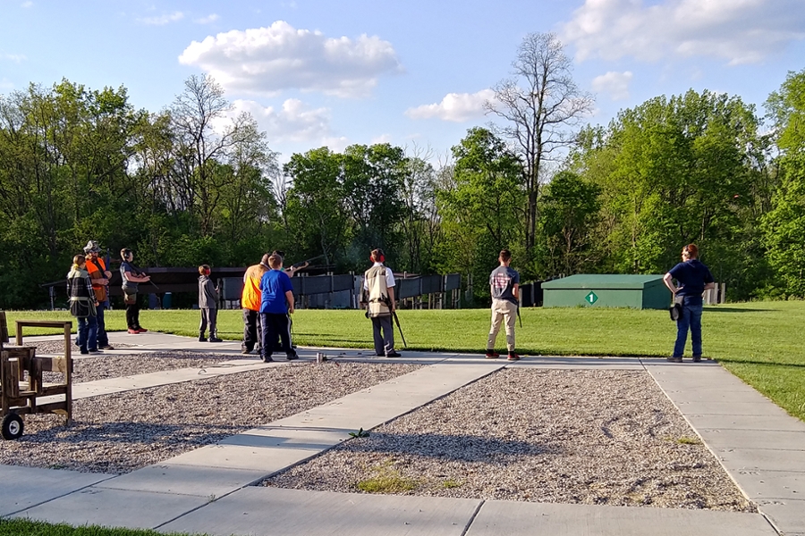 Lapel High School clay target team