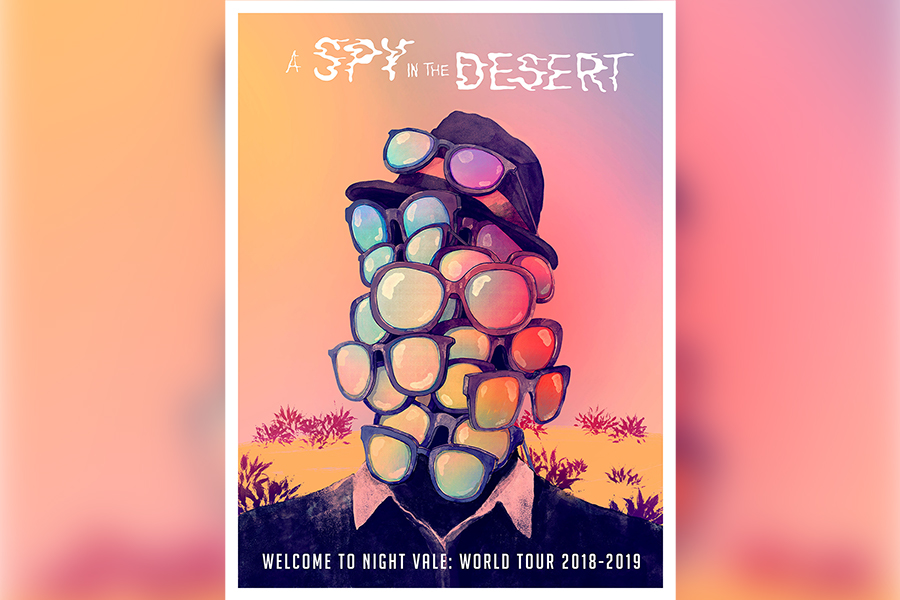 Night Vale 'A Spy in the Desert' poster