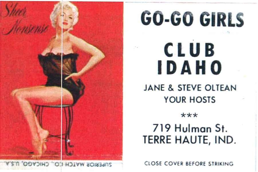 Terre Haute club match book