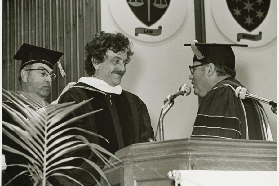 Kurt Vonnegut IU honorary degree