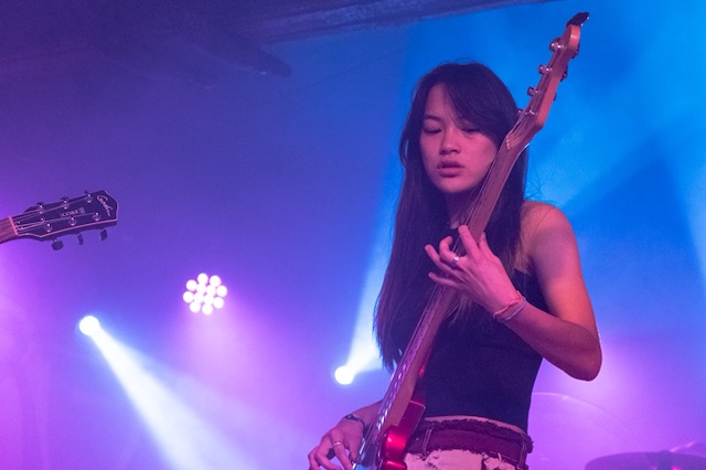 Phoebe Spratt on bass