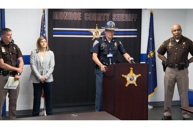 Wednesday press conference at the Monroe County Sheriff department.