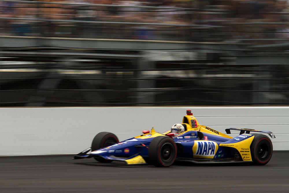 Alexander Rossi finished second in the 103rd running of the Indianapolis 500 on Sunday, May 26, 2019.