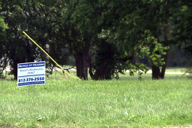 grass lot near county jail