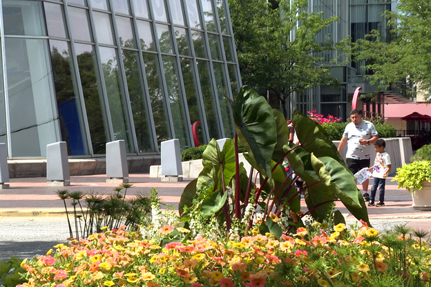 Downtown Columbus Tuesday afternoon.