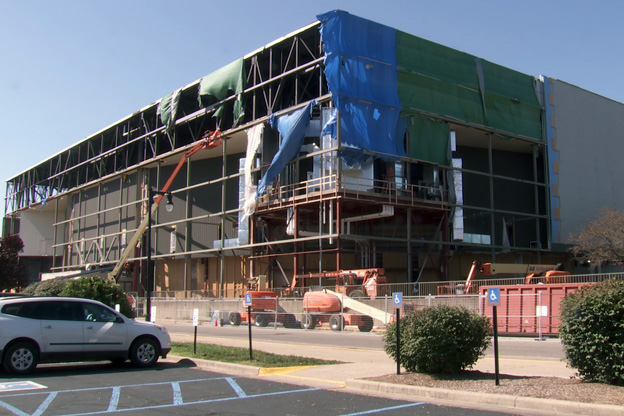 Hulman Center construction