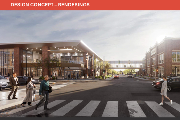 Convention center expansion render