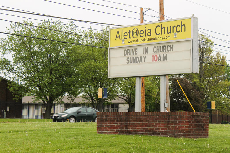 Aletheia Church sign