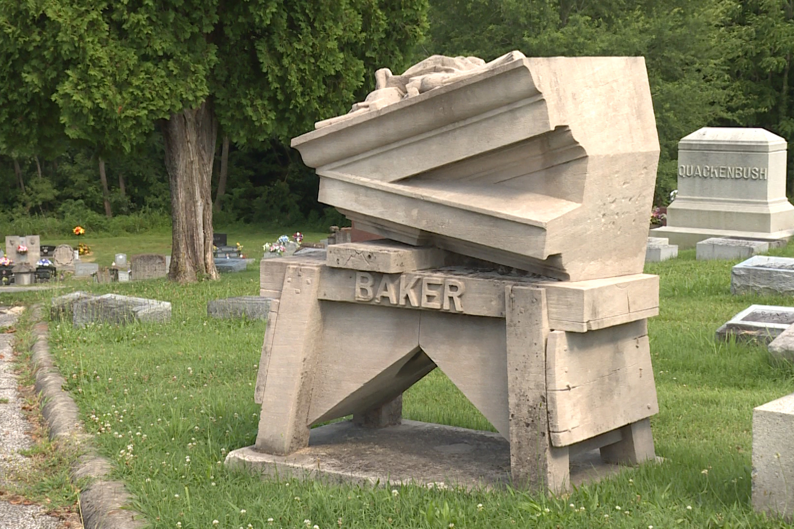 Baker headstone
