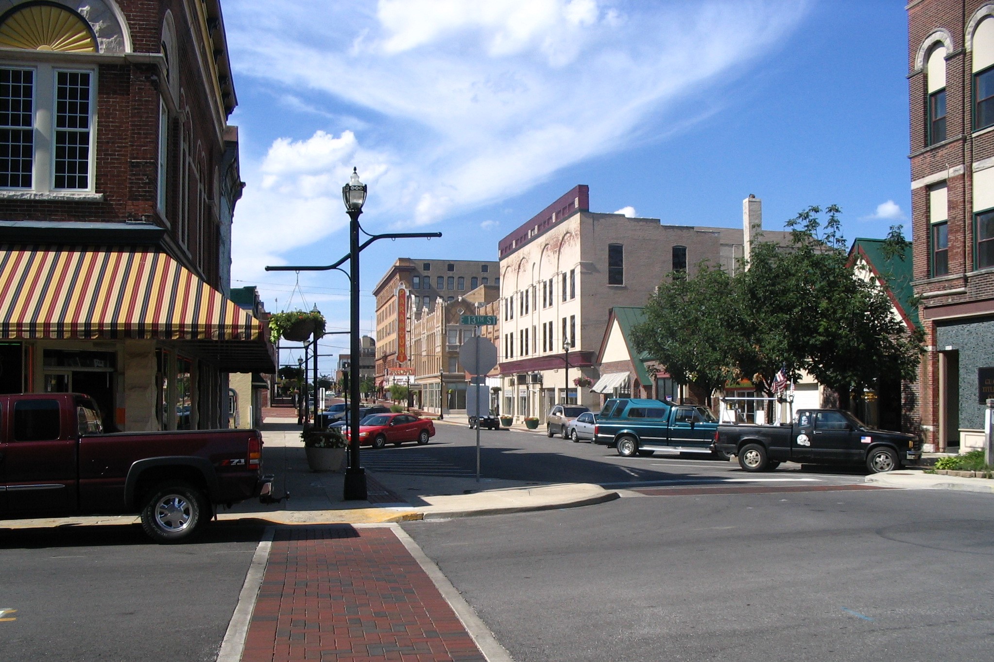 Downtown Anderson, Indiana.