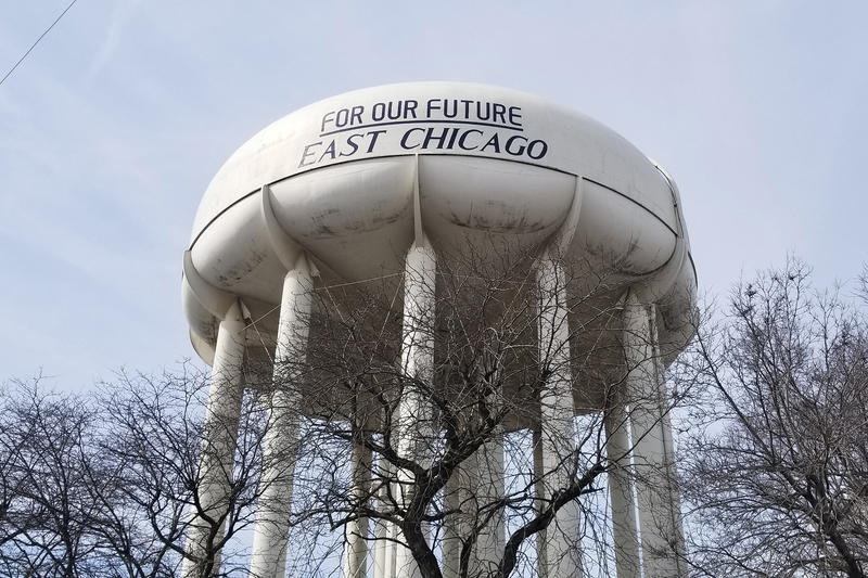 east Chicago water tower