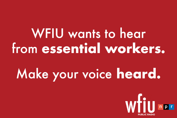 WFIU Essential Workers Project header