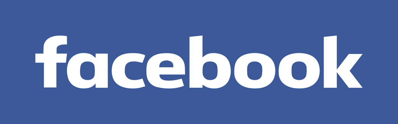 A Facebook logo for web posts.